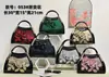 Moda 2025 Hecho a Mano Rosa Tridimensional Bolso Madre Cuero Brillante Bolso de Mujer Elegante Gama Alta Bolso Cruzado de Mano