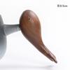 Nuevo mango de nogal negro mango creativo de madera maciza accesorios para juego de té de cerámica y vidrio tetera mango de madera venta al por mayor