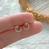 Pendientes de plata de ley 925 con forma de estrella y luna para mujer, exquisitos pendientes de hada, sencillos, elegantes, a la moda, para estudiantes, combinables con todo, joyería de moda.