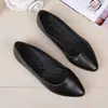 Mocasines Negros de Tacón Grueso para Mujer 2026 Otoño Nuevos Zapatos de Trabajo de Cuero Suave Zapatos de Oficina Zapatos de Trabajo para Auxiliar de Vuelo Zapatos de Cuero