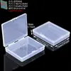 Caja Cuadrada de 15 mm, Caja Cuadrada para Accesorios, Caja Transparente para Herramientas de Arte, Caja de Almacenamiento para Pinceles de Pintura al Óleo, Caja para Pinceles de Gouache con Tapa