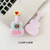 Accesorios de Resina DIY Pegamento de Crema Llavero Pasador Casero Funda de Teléfono Calcomanía para Vaso de Agua Flor Colorida Guitarra