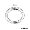 Hebilla de Anillo de Resorte de Aleación de Zinc Accesorios para Joyería DIY Gancho para Collar Pulsera Colgante para Bolso Llavero de Equipaje
