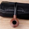 Fabricante de Madera Venta al por Mayor Pipa de Madera Pipa de Madera Hecha a Mano Mango Curvado Boquilla Acrílica Porta Cigarrillo Pipa de Palo de Rosa Transfronteriza