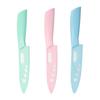 Cuchillo de cerámica para fruta con mango de color y circonita para cocina, cuchillo de cerámica para pelar, cuchillo de chef, cuchillo universal, embalaje disponible.
