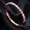 Pulseira de Aço Inoxidável Estilo Levemente Luxuoso Moda de Ponta Temperamento Europeu e Americano Versátil Hexagonal Inlaid Zircônio Pulseira de Aço Titânio Feminina