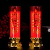 Decoración de habitación de boda romántica LED simulación lámpara de vela electrónica lámpara de vela de adoración a Buda de boda venta directa de fábrica de velas de llama