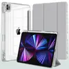 Capa Protetora para iPad 11 polegadas Mini6 com Suporte para Caneta Air4/5 Acrílico 10.2 Base Rígida Concha Transparente 2024Pro13