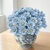 Flores de Cerâmica DIY Enfeites de Luxo Artesanato para Presente de Feriado Decoração de Casa Pequeno Vaso Arranjo de Flores Flores Artificiais