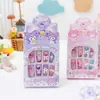 Paquete de Manicura de Ensueño Sanrio Uñas Portátiles Pegatinas de Uñas de Dibujos Animados Corazón Lindo Femenino Pegatinas para Uñas de los Dedos de Niños