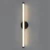 Lámpara de pared minimalista nórdica, luz de tira lineal creativa para interiores, pared de fondo de sofá de sala de estar simple, lámpara de pared para mesita de noche de dormitorio