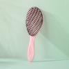 Peine Estilo Esponjoso Malla Inclinada Peinado Peine para el Cabello Parte Superior Alta del Cráneo Peine para Peinado del Cabello Doble Uso Seco y Húmedo Peine Hueco