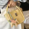 Bolso Cubo para Mujer con Acabado de Alta Gama, Bolso de Mano Transfronterizo de Moda con Patrón de Lichi, Nuevo Bolso Cruzado Estilo Cesta Elegante 2026