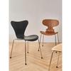 Estilo Nórdico Lujo Ligero Silla Hormiga Silla de Comedor Diseñador Medio Antiguo Hogar Silla de Comedor Celebridad de Internet Café Silla con Respaldo