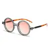 Nuevo Marco de Gafas Anti-Luz Azul Plano para Hombres y Mujeres, Moda Europea y Americana, Marco Redondo, Lente Plano de Tendencia para Posar