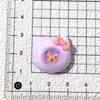 Botones de Caramelo de Dibujos Animados Accesorios de Resina Venta al por Mayor DIY Cabeza de Pegamento de Crema Tocado Pasador Flor para Zapatos Papelería Parche para Funda de Teléfono Móvil