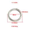 Spot Hanging Plated Spring Ring Chaveiro Anel Fivela de liberação rápida Spot Spring Fivela Círculo Anel Fivela Acessórios de bagagem