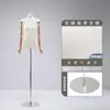 Mannequin de prop para roupas femininas estilo coreano, busto plano, manequim de meio corpo para vitrine, suporte de exposição de manequim para loja de roupas, corpo inteiro