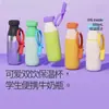 Botella de Leche Creativa Dopamina Doble Bebida Acero Inoxidable 316 Taza de Doble Pared con Aislamiento al Vacío Separación de Té y Agua Taza Doble Bebida