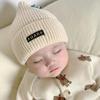Chapéu de bebê Outono e Inverno Bonito Super Fofo Bebê Recém-nascido Chapéu Fetal Chapéu de lã de bebê masculino e feminino Chapéu de malha recém-nascido