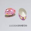 Dongzhou Diamante 12*8 Corte de Fuegos Artificiales Ovalado Diamante para Uñas Super Brillante Cristal K9 de Alta Calidad Forma de Dan Diamante con Base Puntiaguda Accesorios para Uñas