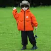 Jaqueta outonal estilosa para meninos, nova coleção 2026, agasalho de primavera e outono para bebês e meninos pequenos, roupas infantis da moda