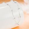 Collar con nudo de gorro avanzado diseño de nicho cadena para clavícula de novias pulsera para niñas 2022 nuevo para mujer