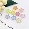 Cor Cristal de Gelo Glitter Fino Estrela de Cinco Pontas Coração Pérola Brilhante Total Grampo de Cabelo Elástico de Cabelo Material DIY Acessórios de Resina Patch