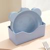 Prato para Cuspir Ossos Prato Doméstico Fofo de Urso Prato para Cuspir Ossos Prato para Lanche Prato para Frutas Prato para Lanche Prato de Lixo para Mesa de Jantar