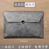 Bolsas de Documentos Empresariais Personalizáveis com Impressão de Logotipo, Pastas de Arquivo Impermeáveis, Bolsas de Documentos de Couro A4 Espessadas