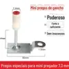 Mini arma de combate a incêndio de unha de uma peça, artefato de arma de unha, silenciador de unha de concreto redondo especial, compra de unha zero