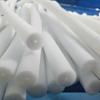 Atacado espuma curling ferro leve respirável oco pequeno buraco esponja rodada tira branca 4 * 25mm enrolado tubo de esponja de cabelo