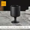 Copo de Cocktail de Vidro Espesso Simples Design de Pé Curto de Alta Qualidade Copo de Vinho KTV Vidro de Cerveja Preto Deslumbrante Copo de Whisky
