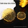 Bolo da Lua de Cristal Decoração de Casa Pequenos Enfeites Vidro Atacado Moldes Artesanato do Festival do Meio Outono Bola de Cristal Citrino