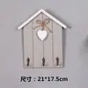Colgador de Llaves de Madera Estilo Nórdico para la Entrada, Estante de Almacenamiento Creativo Montado en la Pared, Caja Multifuncional de Almacenamiento de Llaves Montada en la Pared