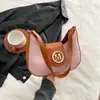 Diseño de Nicho Color de Contraste Bolso Pequeño para Mujer 2025 Nueva Moda Retro Bolso de Hombro Debajo del Brazo Bolso de Mano Casual