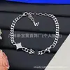 [Novidades Contínuas] Pulseira Cruzada Nova de Alta Qualidade Réplica Lv Letra V com Etiquetas, Artesanato de Ponta Atacado