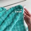 Toalla de playa absorbente para natación, dormitorio, moda, terciopelo de burbujas, toalla de baño para parejas, conjunto de tres piezas, gruesa, cálida, sin pelo