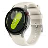 Para Samsung watch7 Pulseira Oficial Clássica de Couro Genuíno Silicone Galaxy watchFE/6/5/4