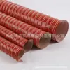 Conducto de Alta Temperatura 300 Grados Silicona Vulcanizada Resistente a la Corrosión Manguera de Escape Ignífuga Tubo Telescópico de Alambre de Acero Tubo de Ventilación