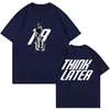 Camiseta Unisex Casual de Algodón Puro con Estampado Gráfico, Talla Europea Transfronteriza, 180g, para Hombres y Mujeres