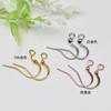 Accesorios de Gancho para la Oreja Chapados en Oro de 14K Pendientes de Borla Joyería Semiterminada Ganchos para la Oreja Materiales DIY Hechos a Mano Pendientes al por Mayor Joyería