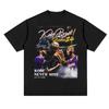 Suministro de Comercio Exterior Camisetas para Hombre, Camisetas con Estampados, Estilo Gótico Harajuku, Ropa de Calle Cruzada para Mujer de Manga Corta, Ropa de Baloncesto de Manga Larga