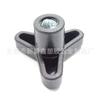 Tuerca de mano con cabeza de plástico de nailon triangular de diente interior de 39 mm-1/4 de pulgada