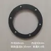 Base Giratoria de Plástico PP Negra de 68 mm Tocadiscos para Manualidades de Muebles Rodamiento de Plástico