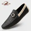 Zapatos Casuales Originales Ram de Piel Genuina para Hombre 2026 Transpirables Cómodos Suela Suave Antideslizantes Versátiles Mocasines Zapatos de Piel para Hombre