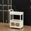 Salón de Belleza Especial de Belleza Carrito Pequeño Móvil Carrito de Herramientas Multicapa Carrito Estante de Almacenamiento de Instrumentos Carrito Pequeño Almacenamiento Empujado a Mano
