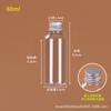Tapa de Aluminio Dorada Botella de Plástico PET Transparente 3050100ml Aceite Esencial Medicina para Peces Estrecha Botella de Líquido Recargable Botella Recargable