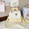 Dibujo Animado Japonés Lindo Lazo de Moda Puntos de Lunares Mochila de Alto Valor para Salidas Bolso Cruzado Fresco y Elegante