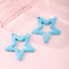 Vida Jewelry Acrílico 45X43mm Recortado Estrela de Cinco Pontas Chaveiro DIY Pingente de Mala Acessórios Decorativos de Joias